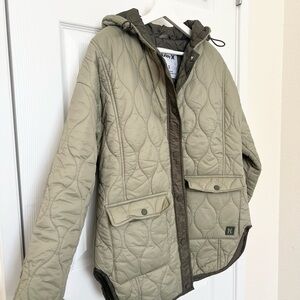 Hurley Quilted Green Jacket